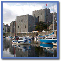 Castle Rushen Isle of Man @ Roy Cottage Self catering holiday accommodation