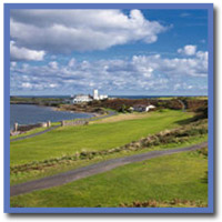 Castletown Golf Links on the Isle of Man stay at Roy Cottage Self catering holiday accommodation