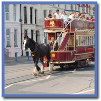 Horse Drawn Tram Douglas Isle of Man @ roycottage Self catering holiday cottage